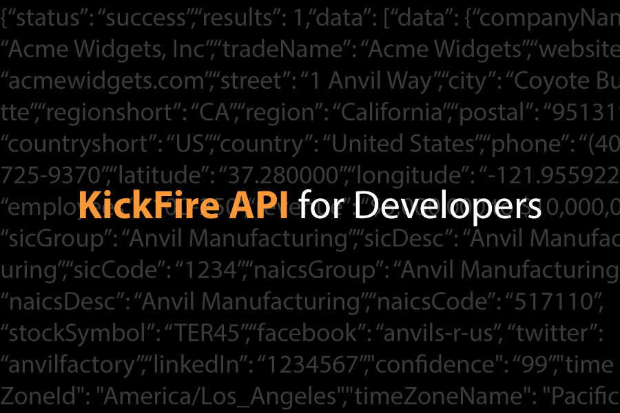kickfire-api-for-developers